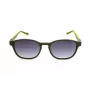 ADIDAS AOR030-030000 Męskie okulary przeciwsłoneczne prostokątne - czarna oprawka, szare szkła, 52/19/145 mm