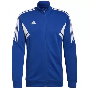 adidas Condivo 22 Kurtka dresowa męska Team Navy Blue AEROREADY Pełny zamek Slim Fit