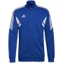 adidas Condivo 22 Kurtka dresowa męska Team Navy Blue AEROREADY Pełny zamek Slim Fit