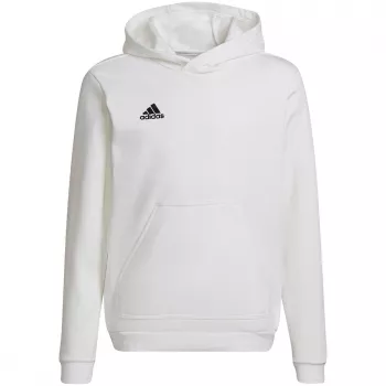 adidas Entrada 22 Bluza z kapturem dziecięca biała HG6303 rozmiar 128