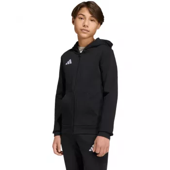 adidas Entrada 26 Bluza z kapturem na zamek Czarna KH1782 164cm