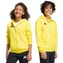 adidas Entrada 26 bluza z kapturem na pełnym zamku dziecięca żółta KH1777 164cm