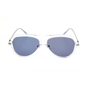 Okulary przeciwsłoneczne Adidas AOK001 dla mężczyzn - czarna oprawka, soczewki dymione, 57 mm