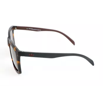 Okulary przeciwsłoneczne Adidas męskie AOR015 - oprawka matowa czarna, soczewki szare - 53/20/140 mm