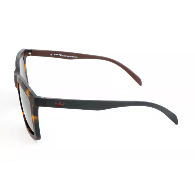 Okulary przeciwsłoneczne Adidas męskie AOR015 - oprawka matowa czarna, soczewki szare - 53/20/140 mm