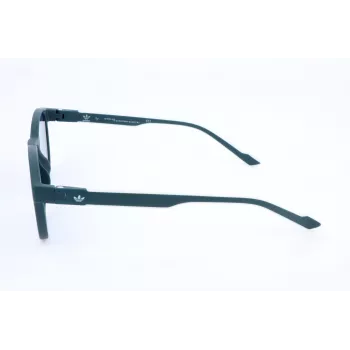 Okulary przeciwsłoneczne Adidas AOR030 dla mężczyzn - prostokątna czarna oprawka, szare szkła 52/19/145 mm