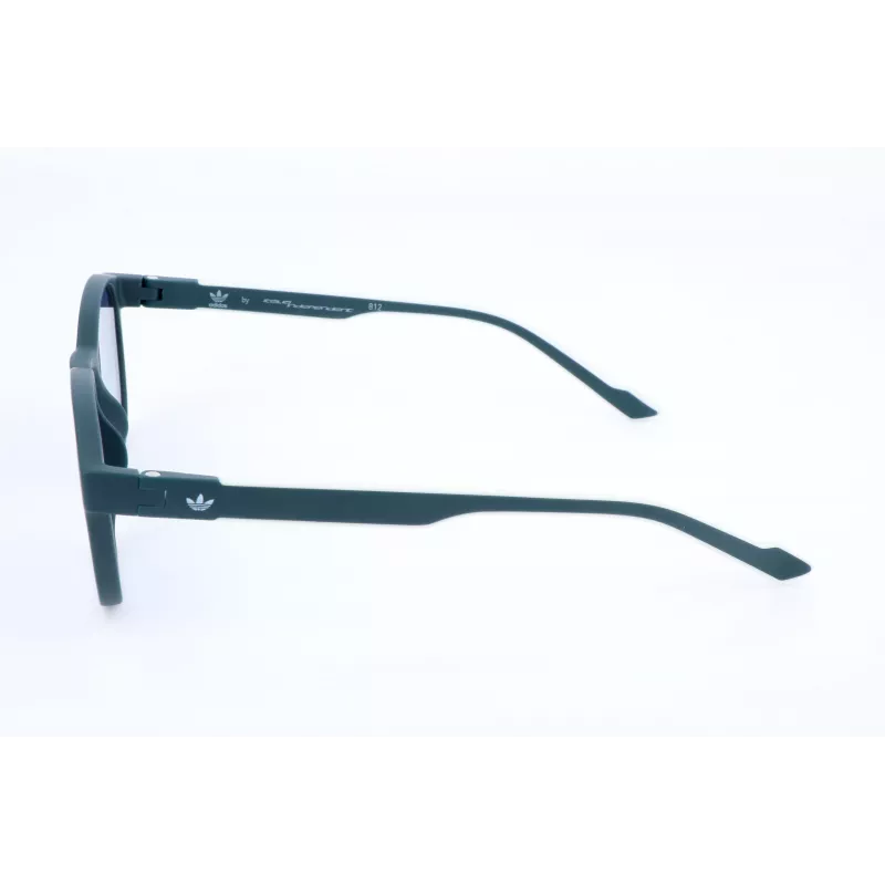 Okulary przeciwsłoneczne Adidas AOR030 dla mężczyzn - prostokątna czarna oprawka, szare szkła 52/19/145 mm