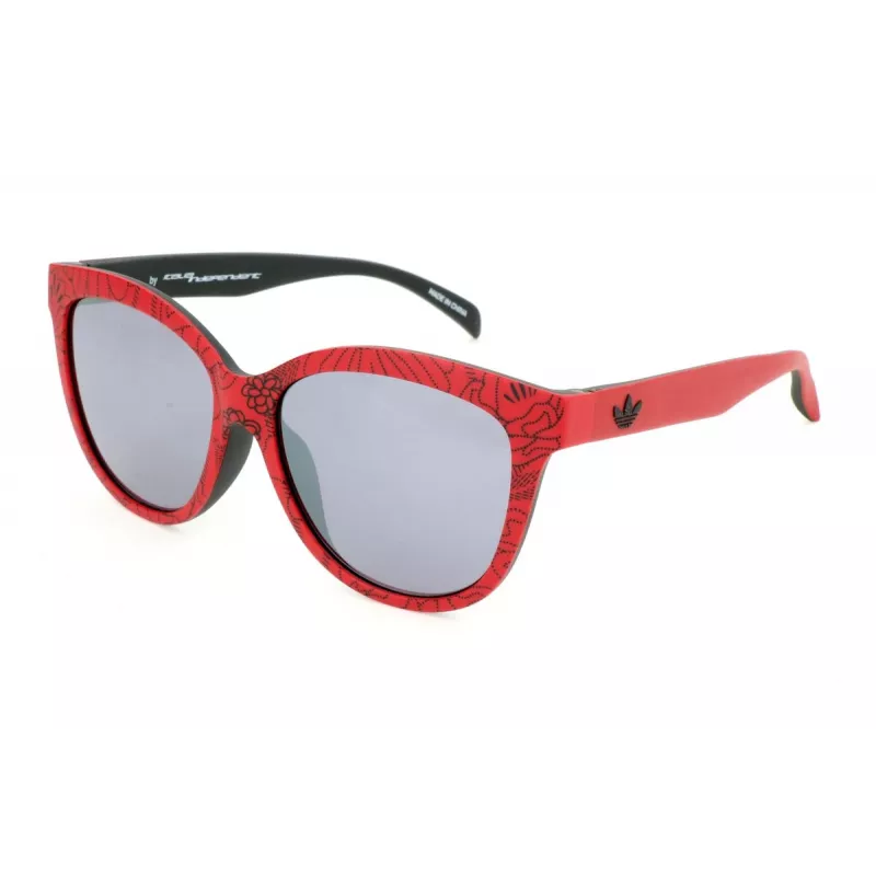 Okulary przeciwsłoneczne Adidas męskie AORD005SBG053 prostokątne - czarna oprawka szare szkła 54/21/140 mm