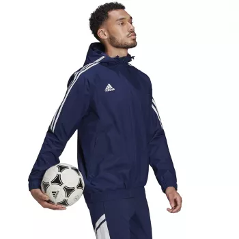 Kurtka adidas Condivo 22 All-Weather dla mężczyzn, kolor Team Navy Blue HA6266
