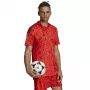 Koszulka bramkarska ADIDAS Condivo 22 Men's z krótkim rękawem, czerwona