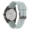 Zegarek męski Adidas Digital Quartz AOFH22001 43mm Czarny ze stali nierdzewnej z recyklingu i silikonu