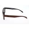 Adidas Originals AOR005-044009 Męskie okulary przeciwsłoneczne prostokątne - czarna oprawka, szare szkła 54mm