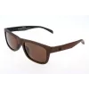 Adidas Originals AOR005-044009 Męskie okulary przeciwsłoneczne prostokątne - czarna oprawka, szare szkła 54mm