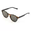 Adidas Originals AOR028-092009 Męskie okulary przeciwsłoneczne prostokątne - czarna oprawka, szare szkła, 50 mm