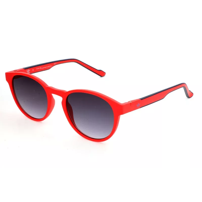 Okulary przeciwsłoneczne Adidas Originals AOR028 - Matowa czarna oprawka, szare soczewki, 50mm