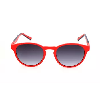 Okulary przeciwsłoneczne Adidas Originals AOR028 - Matowa czarna oprawka, szare soczewki, 50mm