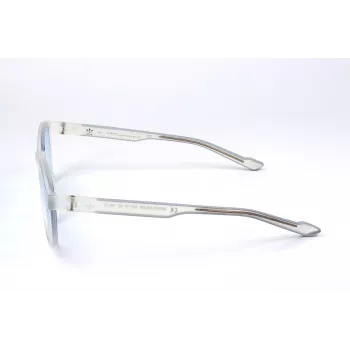 Okulary przeciwsłoneczne Adidas Originals AOR030-012000 dla mężczyzn - czarna oprawka, szare soczewki, 52 mm