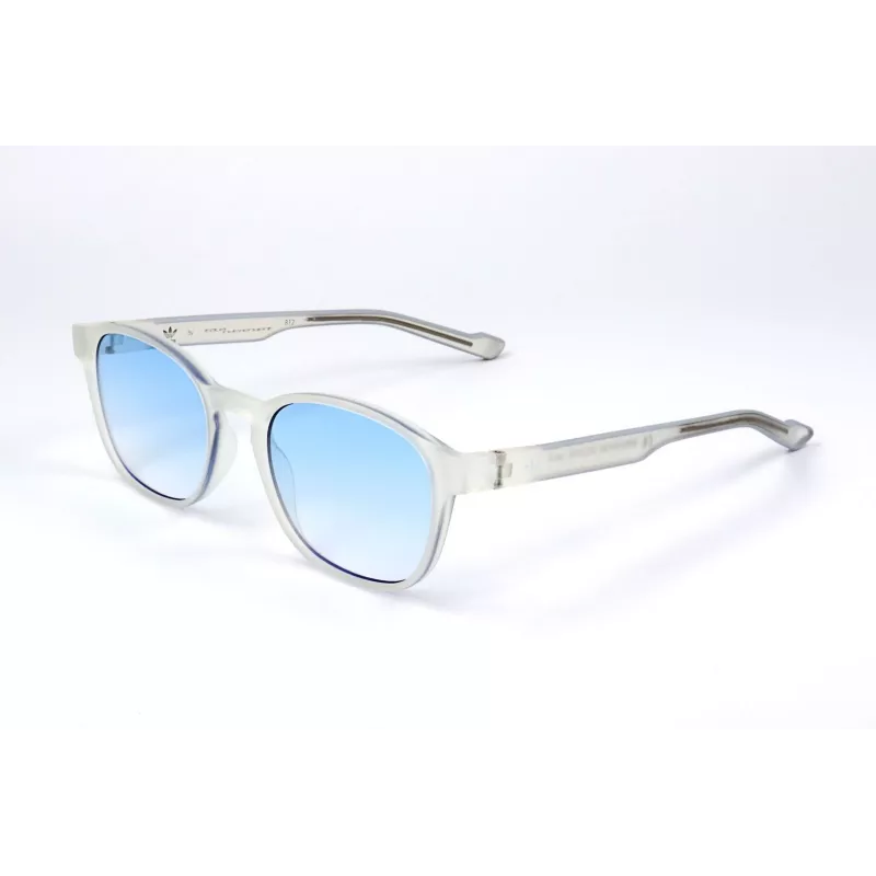 Okulary przeciwsłoneczne Adidas Originals AOR030-012000 dla mężczyzn - czarna oprawka, szare soczewki, 52 mm