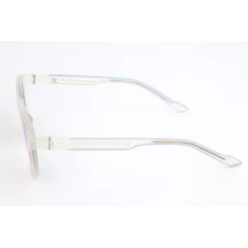 Adidas Originals Męskie Kwadratowe Okulary Przeciwsłoneczne AOR028-012000 50/20/145 mm Czarny/Szary