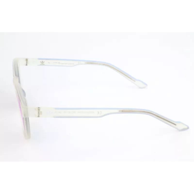 Adidas Originals Męskie Kwadratowe Okulary Przeciwsłoneczne AOR028-012000 50/20/145 mm Czarny/Szary