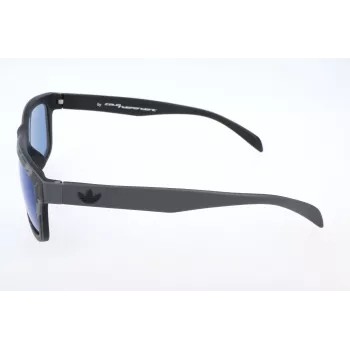 Okulary przeciwsłoneczne Adidas Originals męskie AOR005-143070 - matowa czarna oprawka, szare soczewki, 54mm