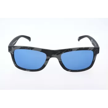 Okulary przeciwsłoneczne Adidas Originals męskie AOR005-143070 - matowa czarna oprawka, szare soczewki, 54mm