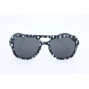 Okulary przeciwsłoneczne Adidas Originals męskie AOR011-TFL009 - czarna oprawka, szare soczewki, 54 mm
