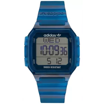 Zegarek męski Adidas Project Two Digital Quartz AOST22552 48mm Czarny Silikon