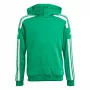 adidas Squadra 21 Bluza z kapturem młodzieżowa Team Green/White GP6432 rozmiar 140cm