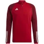 Koszulka treningowa męska adidas Tiro 23 Competition czerwono-biała