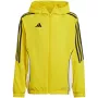 adidas Tiro 24 Kurtka treningowa żółto-czarna dla dzieci 152cm IM8795