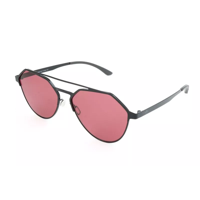 ADIDAS Unisex Okulary Przeciwsłoneczne AOM009-009GLS 57/15/145 mm Czarna Oprawka Szare Szkła UV400