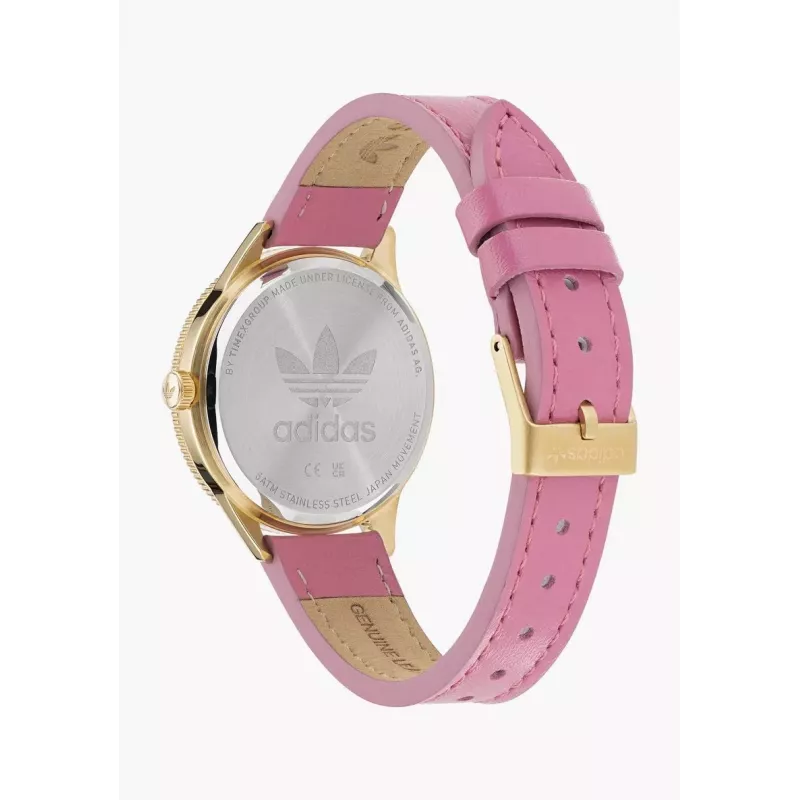 Zegarek damski Adidas AOFH22509 36mm Różowe Złoto Biały Silikon