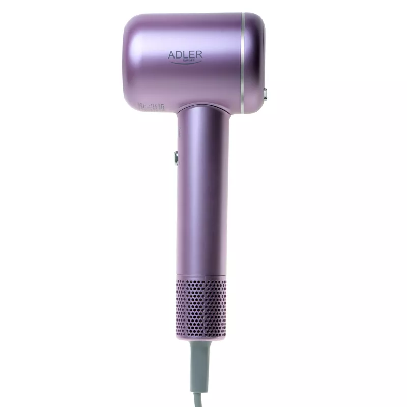 ADLER AD 2270p Podróżna suszarka do włosów 1200W Podwójne napięcie Składana Czarny/Srebrny