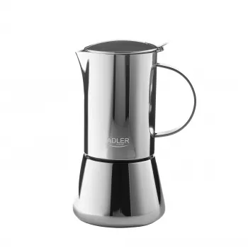 Adler AD 4417 Młynek do kawy, 150 W, 75 g, stal nierdzewna, srebrny/czarny