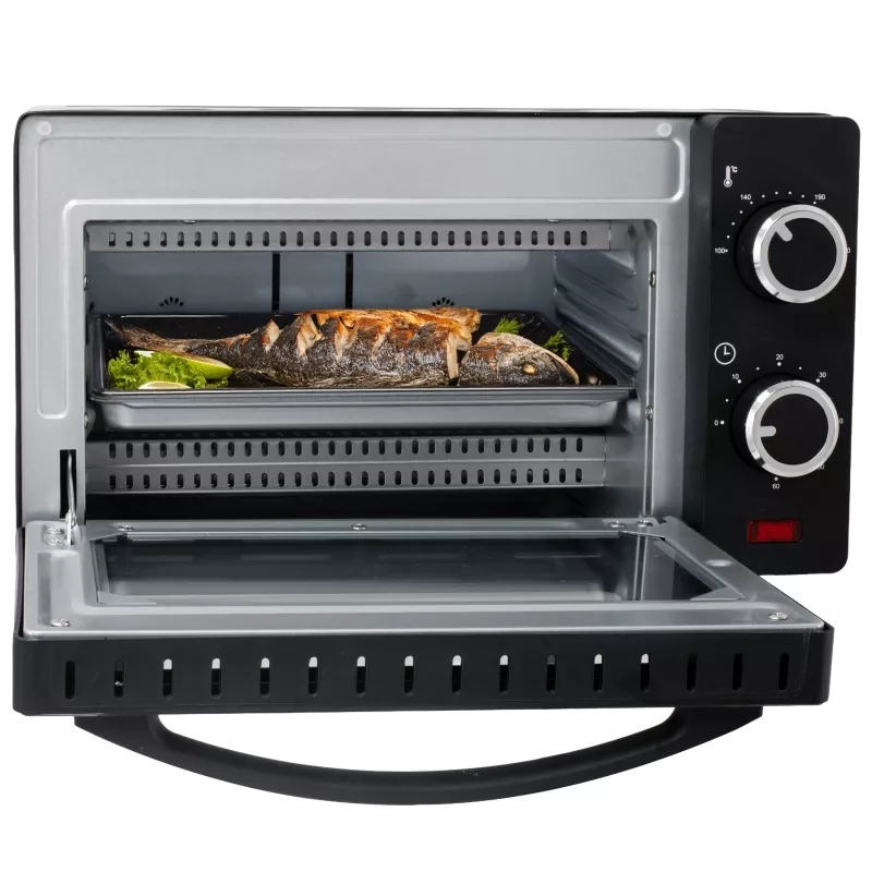 Adler AD 6032 kompaktowy piekarnik elektryczny, 9 l, 650 W, czarny