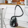 Adler AD 7054 Odkurzacz bezworkowy 2200 W z filtrem HEPA, pojemnik na kurz 1,5 L, teleskopowa rura metalowa, czarny/srebrny