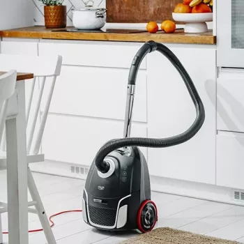 Adler AD 7054 Odkurzacz bezworkowy 2200 W z filtrem HEPA, pojemnik na kurz 1,5 L, teleskopowa rura metalowa, czarny/srebrny