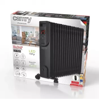 Adler Camry Olejowy Grzejnik CR 7820 2000W 9-żebrowy Grzejnik Olejowy Biały/Szary