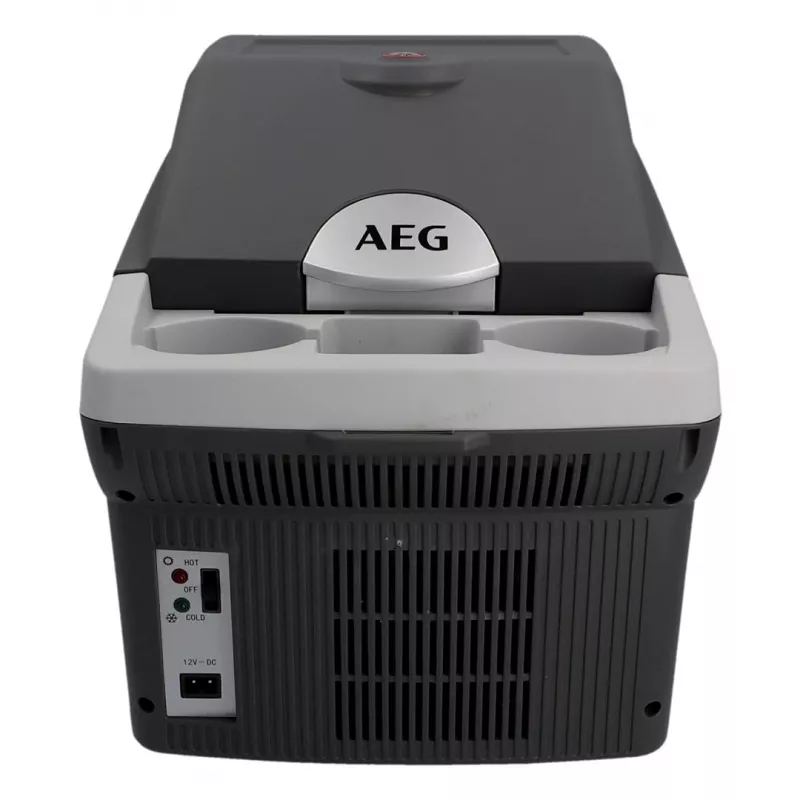AEG BK16 16L Termoelektryczna lodówka i podgrzewacz, 12V/230V, szary/czarny