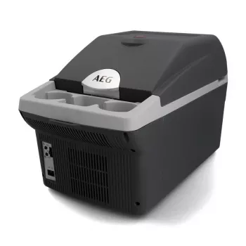 AEG BK16 16L Termoelektryczna lodówka i podgrzewacz, 12V/230V, szary/czarny