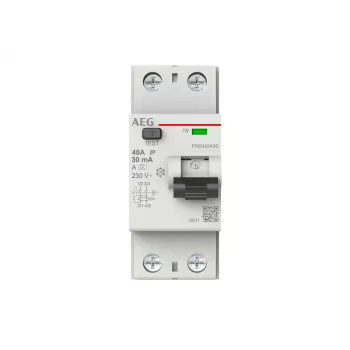 AEG Power Solutions Wyłącznik różnicowoprądowy FN240/A30 2P Typ A 40A 30mA