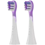 AENO ADBTH09V Wymienna końcówka szczoteczki 2-pack do szczoteczki sonicznej ADLER AD 2174, miękkie nylonowe włókna, biały