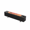 AENO Premium Eco Smart Ogrzewacz 2000W, Konwekcja, Efekt Prawdziwego Ognia, Nawilżanie, Inteligentne Ogrzewanie, Wyświetlacz LED, Sterowanie Głosowe, Zbiornik 2L, Wtyczka EU, Czarny