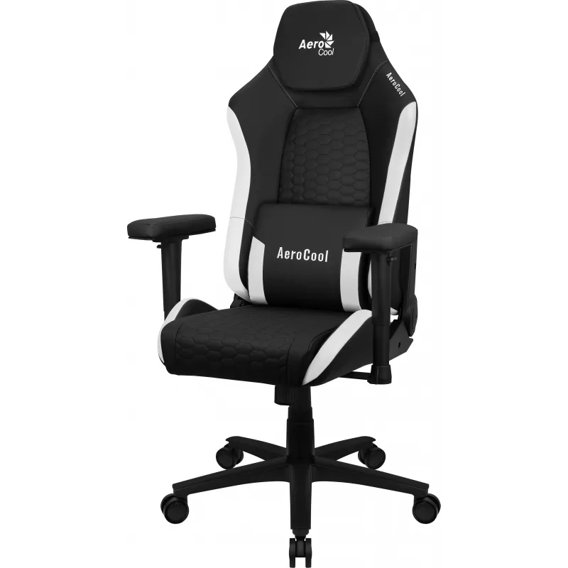 Aerocool Crown Gaming Chair Leatherette Black/White