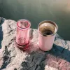 Ekspres do kawy AeroPress Go Plus z różowym kubkiem termicznym 475 ml