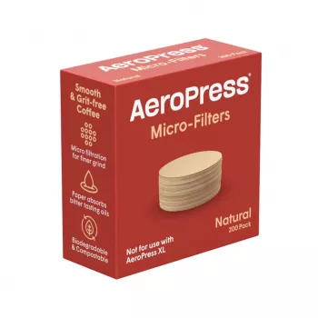 AeroPress Papierowe mikrofiltry naturalne 200 sztuk