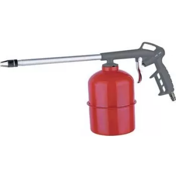 Pistolet natryskowy AEROTEC na sprężone powietrze ze stalowym zbiornikiem 1L, lekkie metalowe korpus