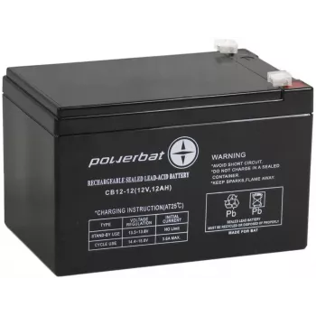 AGM POWERBAT CB 12V 12Ah Battery