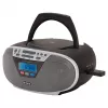 Aiwa BBTU-400SL Przenośny system stereo CD/FM RDS/USB/Bluetooth Srebrny Odtwarzanie MP3
